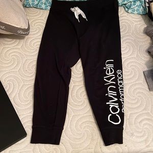 comfy black calvin klein joggers